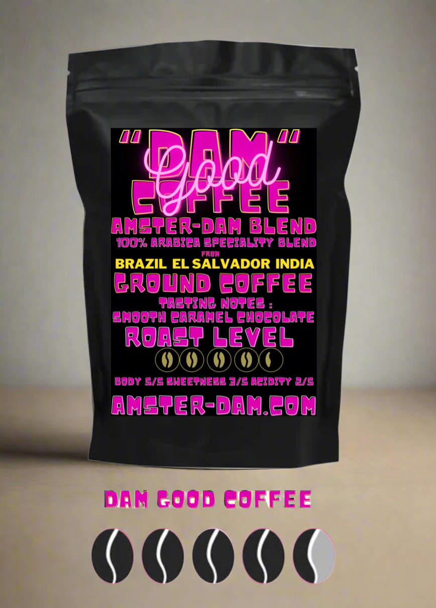 ‘ AMSTER-DAM Good Ground Coffee ‘